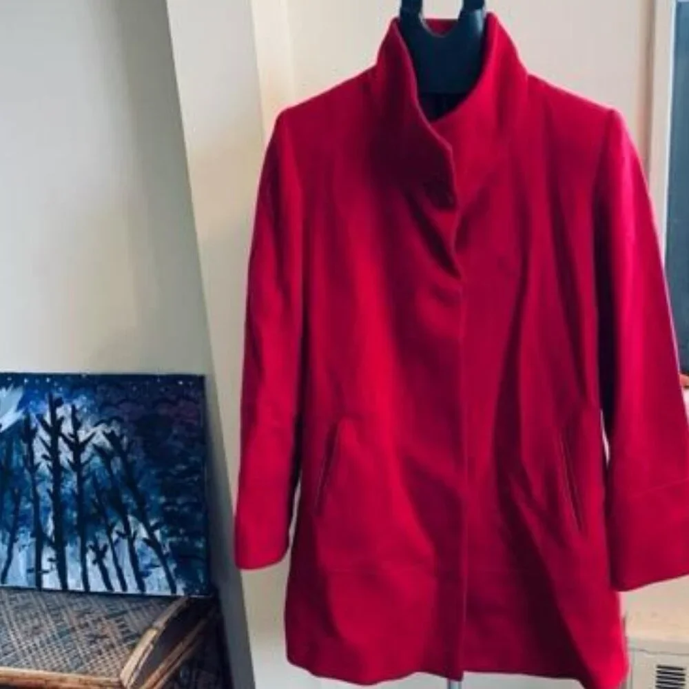 Fleurette Loro Piana Wool Car Coat